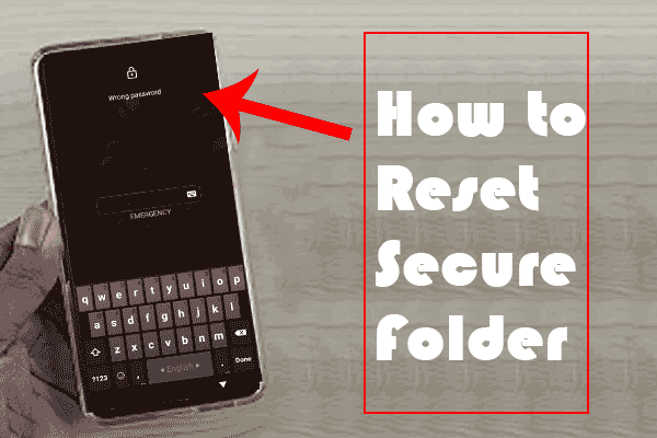 How to Reset a Secure Folder | forgot password no reset option